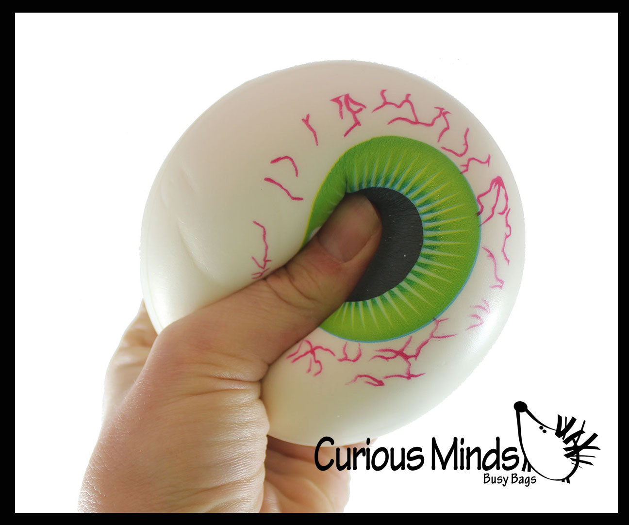 Large Eye Slow Rise Squishy Foam Stress Ball  -  Sensory, Stress, Fidget Toy