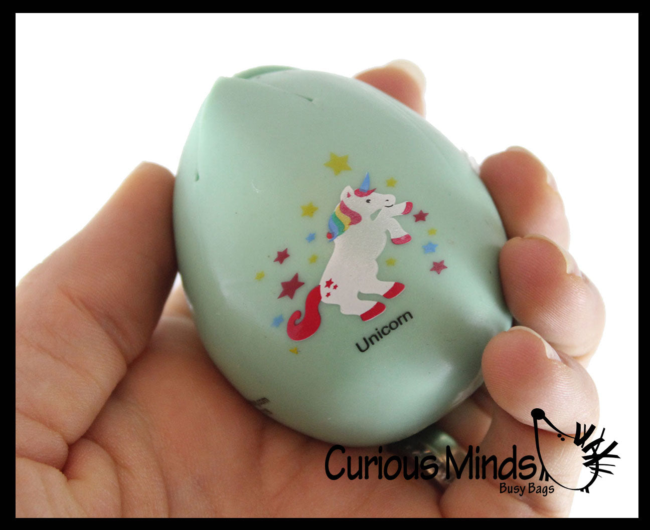 LAST CHANCE - LIMITED STOCK  - SALE - Hatching Unicorn Egg Squeeze Stress Ball with Baby Unicorn -  Sensory, Stress, Fidget Toy