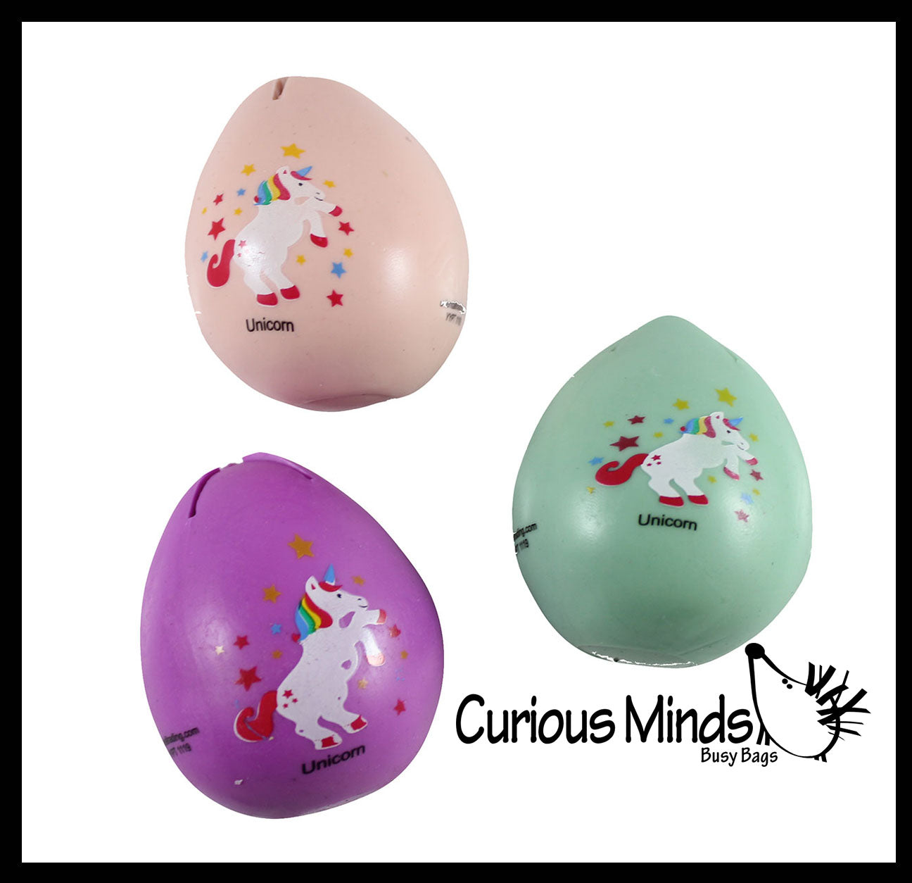 LAST CHANCE - LIMITED STOCK  - SALE - Hatching Unicorn Egg Squeeze Stress Ball with Baby Unicorn -  Sensory, Stress, Fidget Toy
