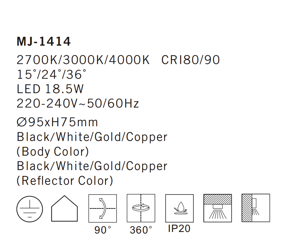 MJ-1414 Ceiling Lamp