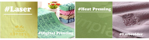 towel logo customization