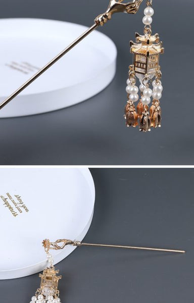 Vintage Lantern Hair Clasp-SheFav
