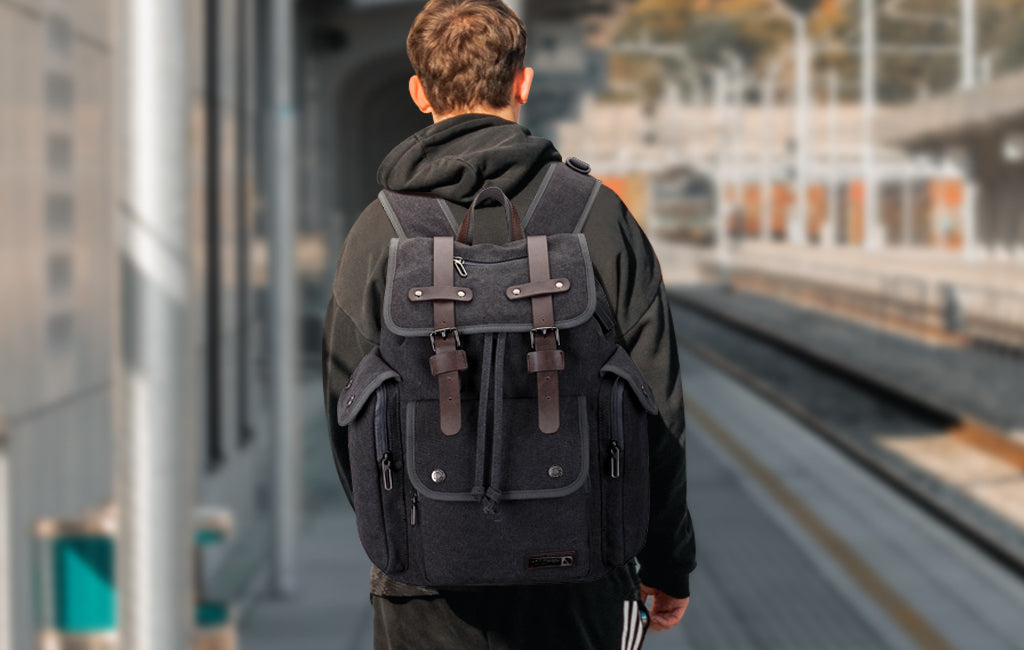 Canvas Backpack for Men Drawstring Backpack,leather travel backpack,canvas duffle bag backpack,canvas backpack for men
