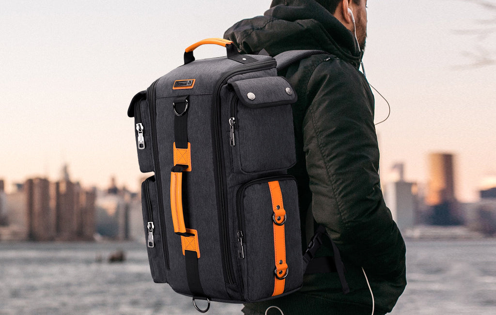 Water Resistant Nylon Travel Backpack for Men,nylon laptop backpack,witzman backpack,large bag school bag for women,travel backpack for men airline approved