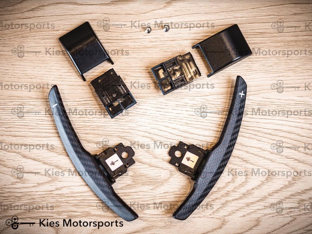 Kies Carbon Full Carbon Fiber Paddle Shifter Extensions (Fits: F10, F15, F25, F20, F30, F32, F34, F80, F82, M3, M4, M5, M6)