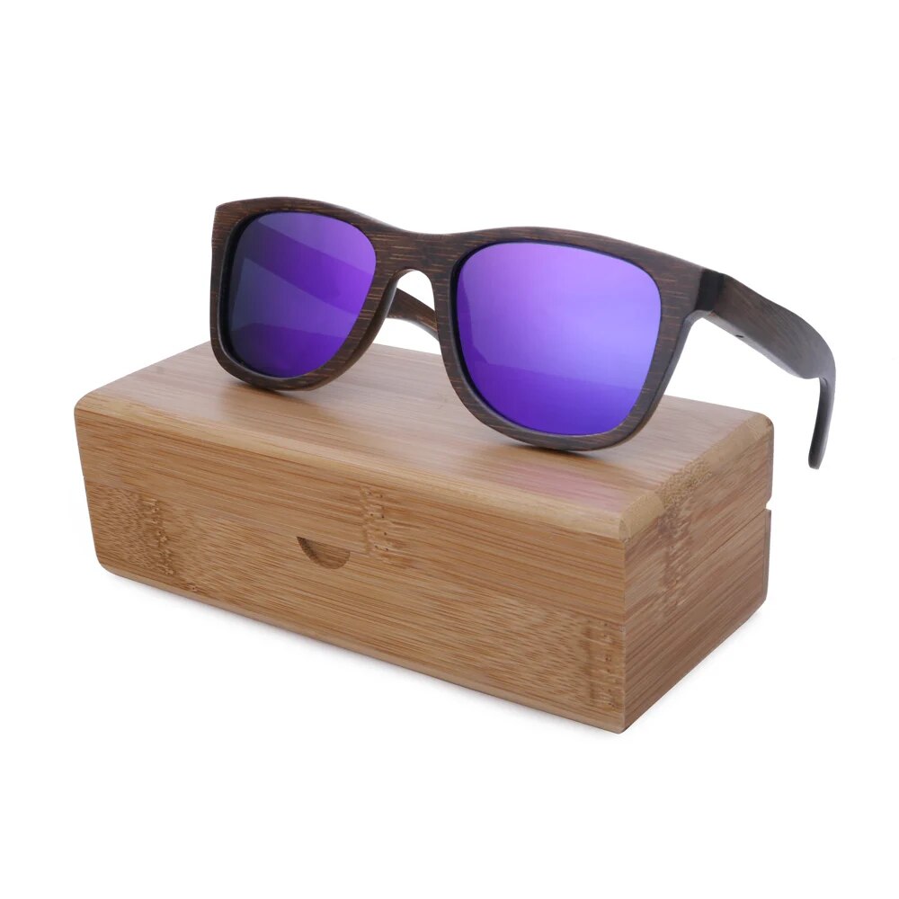 BerWer 2023 Fashion Polarized Sunglasses Available Bamboo Wooden Sun Glasses