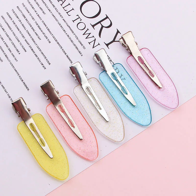 Cream Gel Korean Hair Clips No Bend Seamless Color Barrette Hairpin Makeup Washing Face Girls Hair Pins Styling Tools
