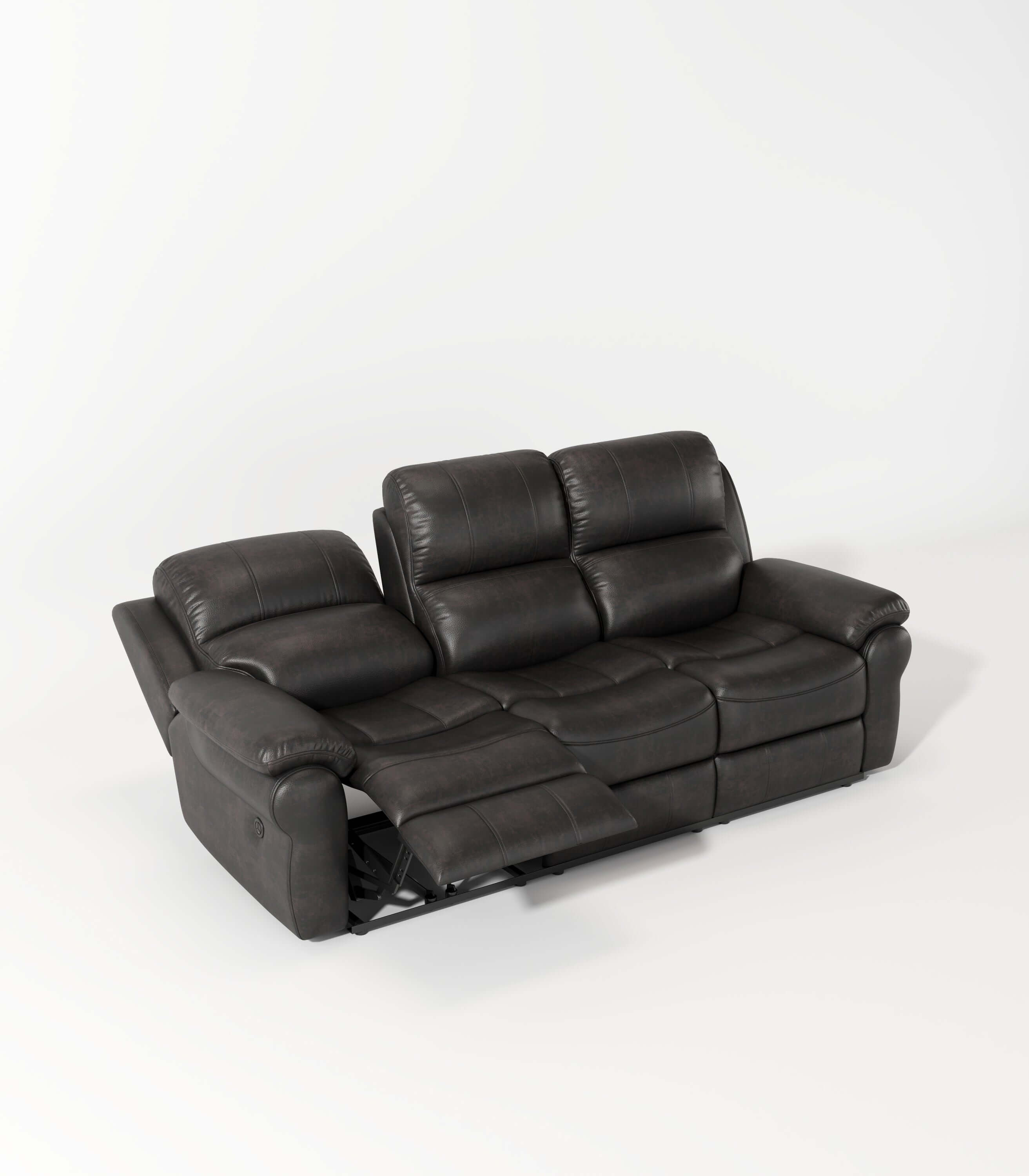 Aria Power Recliner Sofa - Espresso with Wireless Charging