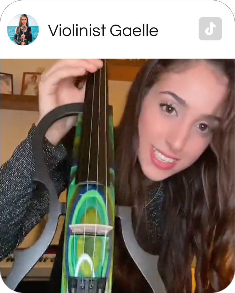 Gaelle Unboxes Knight Electric Violin