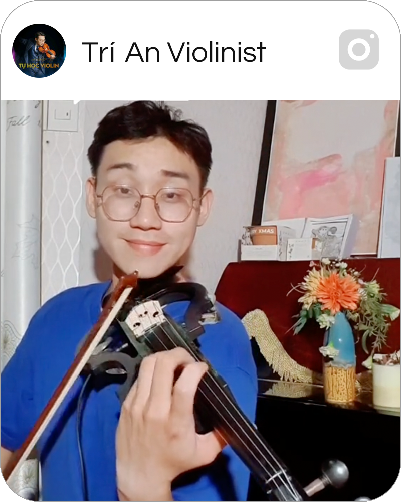 Trí An with Knight Electric Violin