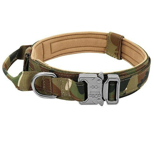 Military Tactical Dog Collar Durable Nylon Pet Training Collars