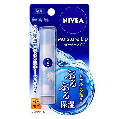 Nivea Moisture Lip Water Type 3.5g SPF20 PA++ - No fragrance