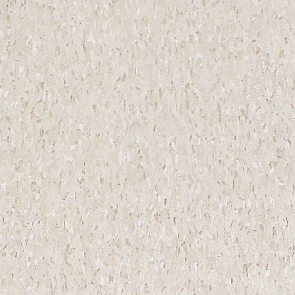 Armstrong Flooring Imperial Texture VCT Pearl White 125-mil x 12-in W x 12-in L Commercial Vinyl Tile Flooring (45-sq ft/ Carton)