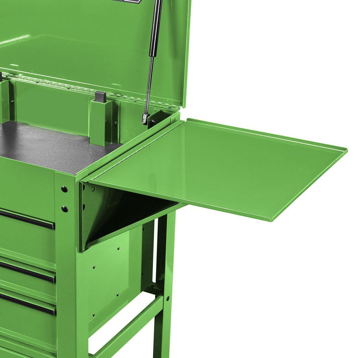 U.S. GENERAL Side Tray for 5-Drawer Mechanics Cart and 6-Drawer Full-Bank Cart, Green