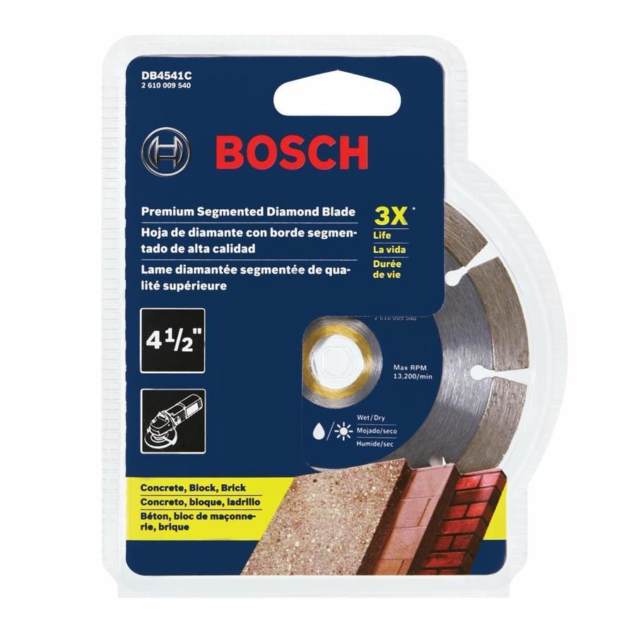 Bosch 4-1/2-in Wet/Dry Segmented Diamond Saw Blade