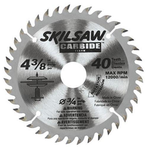 SKILSAW 4-3/8-in 40-Tooth Carbide Circular Saw Blade
