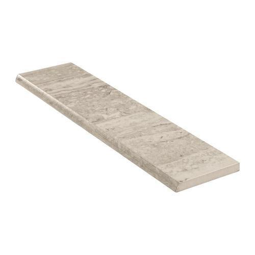 Mohawk ForeverStyle 22-Pack Cream Travertine Porcelain Bullnose Trim Tile (3-in x 12-in)