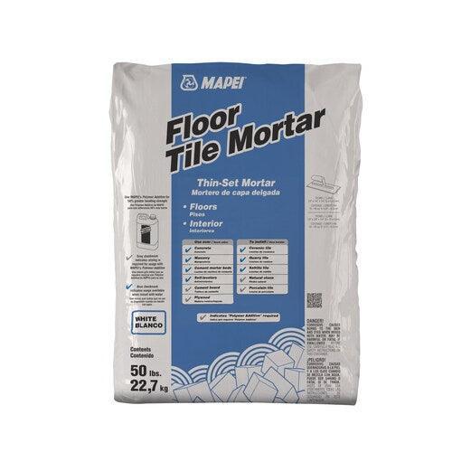 MAPEI Floor Tile 50-lb White Powder Thinset Mortar