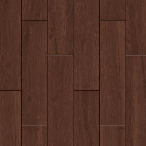 Style Selections Serso Black Walnut 6-in x 24-in Glazed Porcelain Wood Look Tile