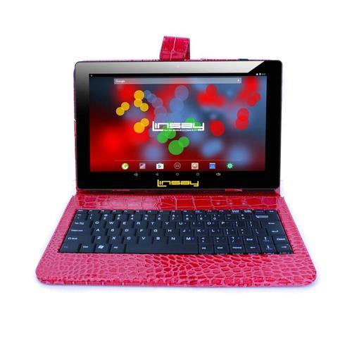 LINSAY 10.1-in Wi-fi Only Android 10 Tablet with Accessories and Case Included