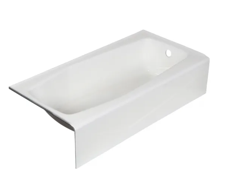 Villager 60 in. x 30.25 in. Soaking Bathtub with Right-Hand Drain in White