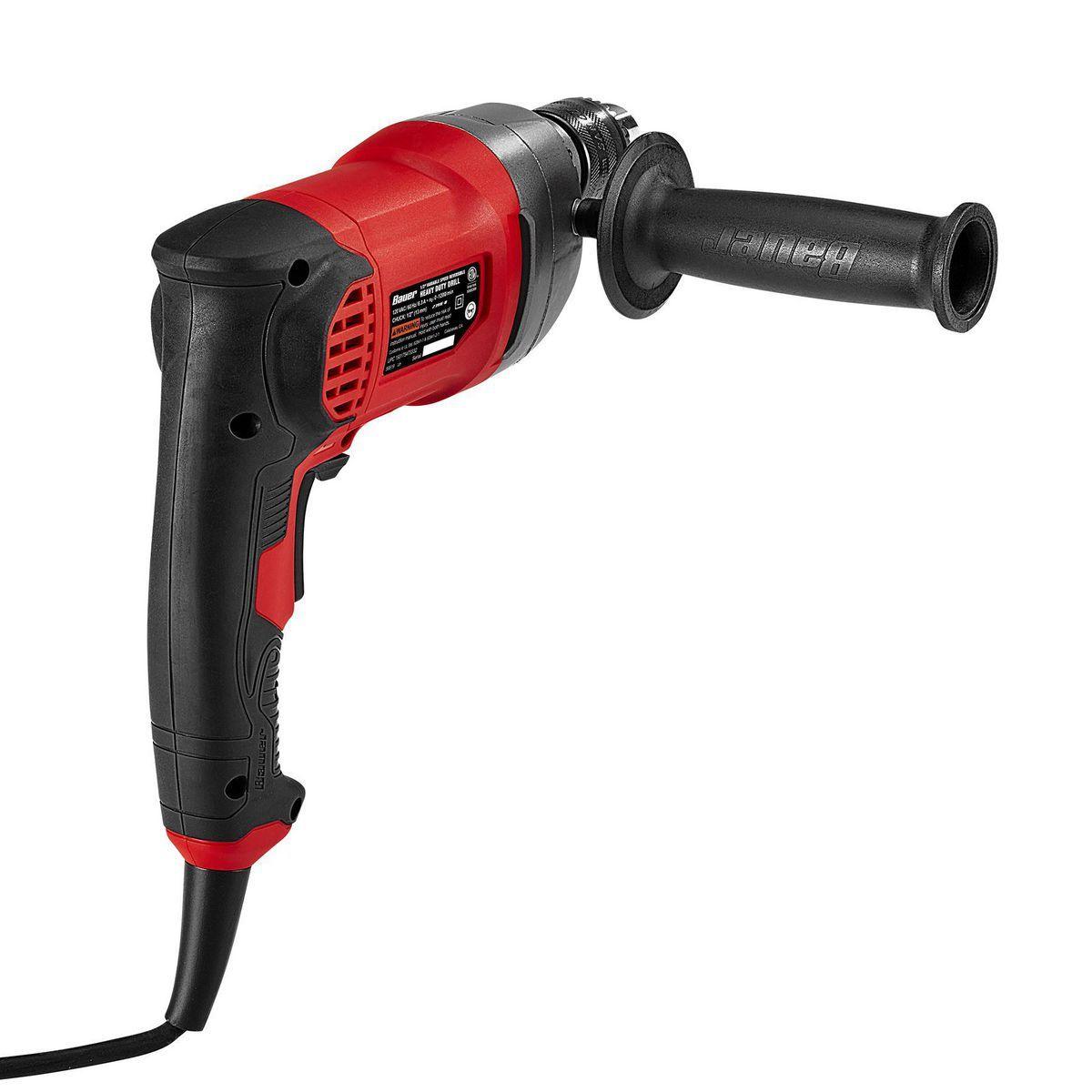 BAUER 6.3 Amp, 1/2 in. Variable-Speed Drill