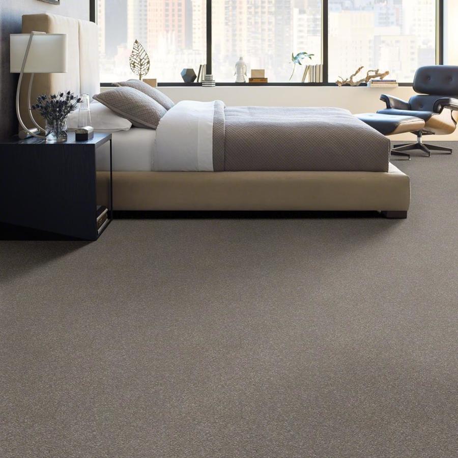 STAINMASTER Essentials Blue Diamonds I 12-ft Tree Bark Textured Carpet (Indoor)