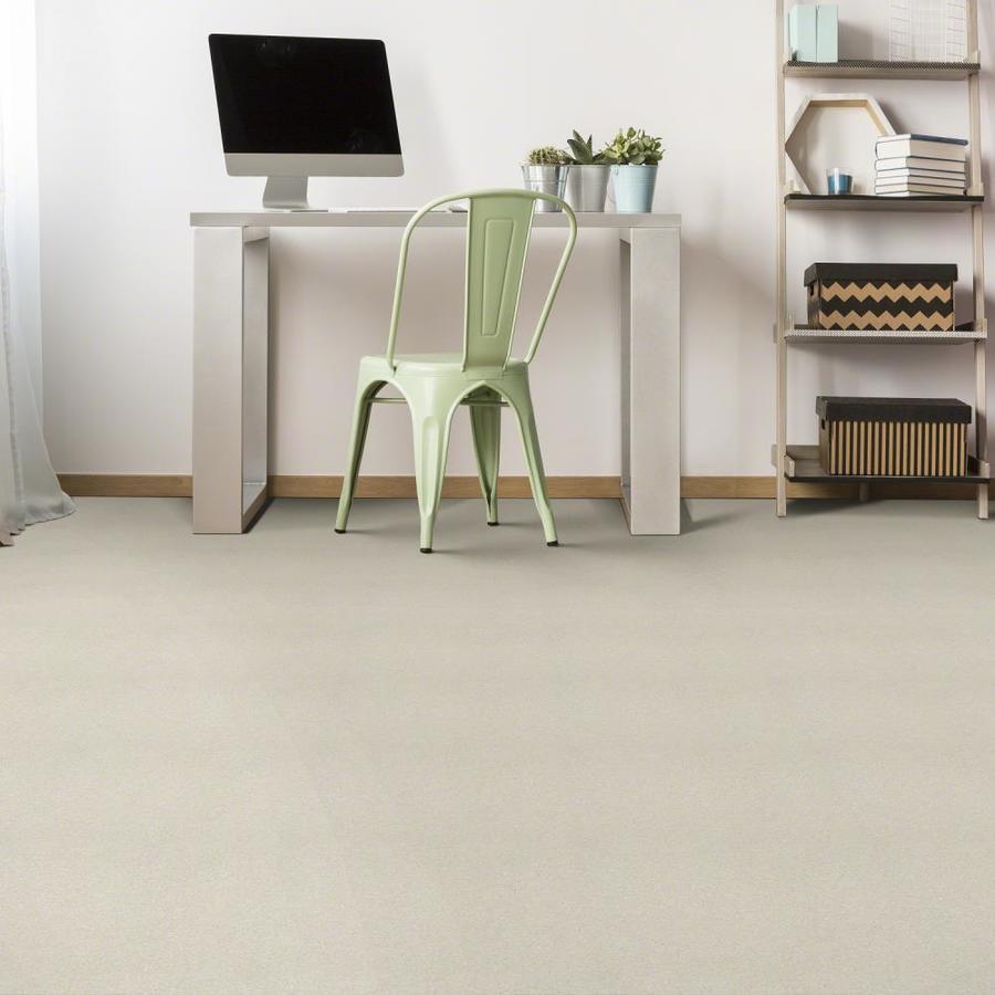 STAINMASTER Essentials Blue Diamonds III 12-ft Minimalist Textured Carpet (Indoor)