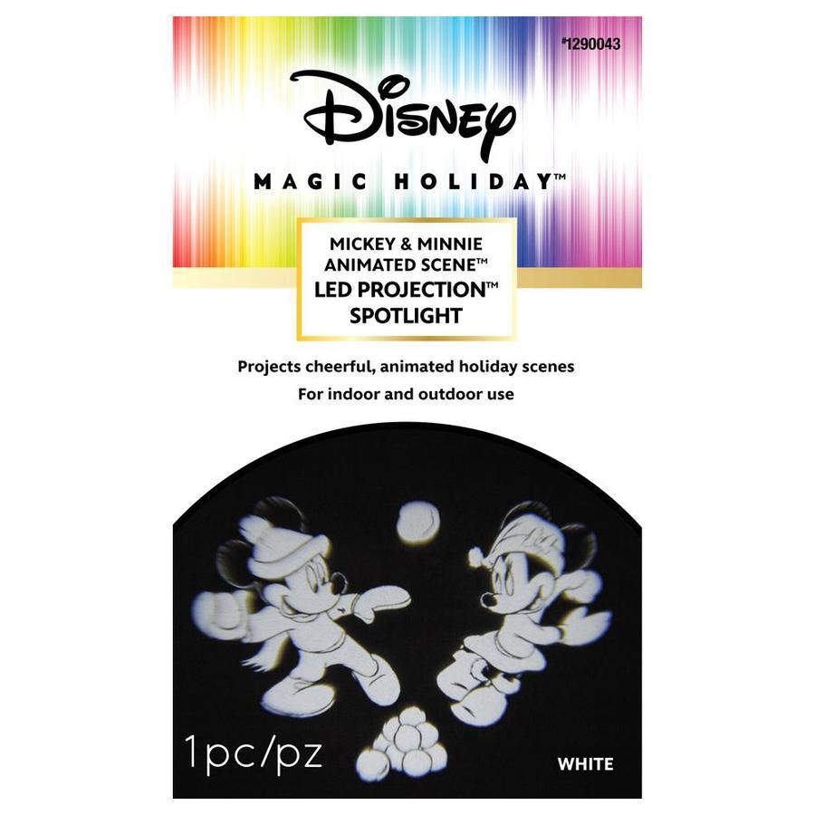 Disney Constant White LED Solid Christmas Indoor/Outdoor Light Show Projector