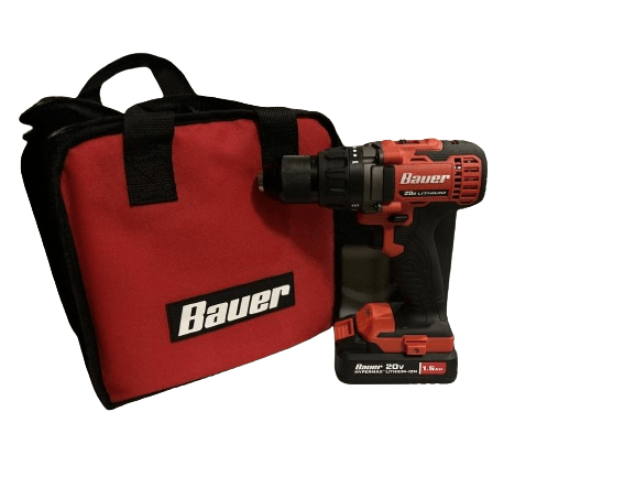 BAUER 20V Cordless 1/2 in. Drill/Driver Kit