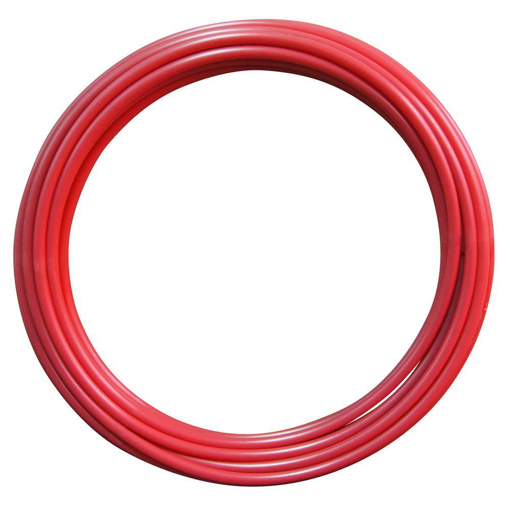 3/4 in. x 100 ft. Red PEX-A Pipe in Solid