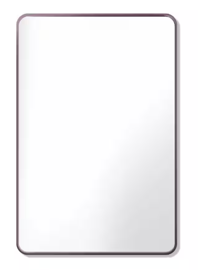 24 in. W x 36 in. H Rectangle Aluminum Alloy Framed Wall Bathroom Vanity Mirror in Oil Rubbed Bronze