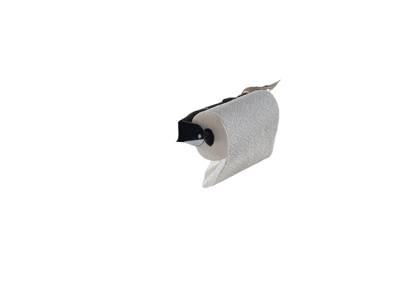 U.S. GENERAL Magnetic Paper Towel Holder, Black