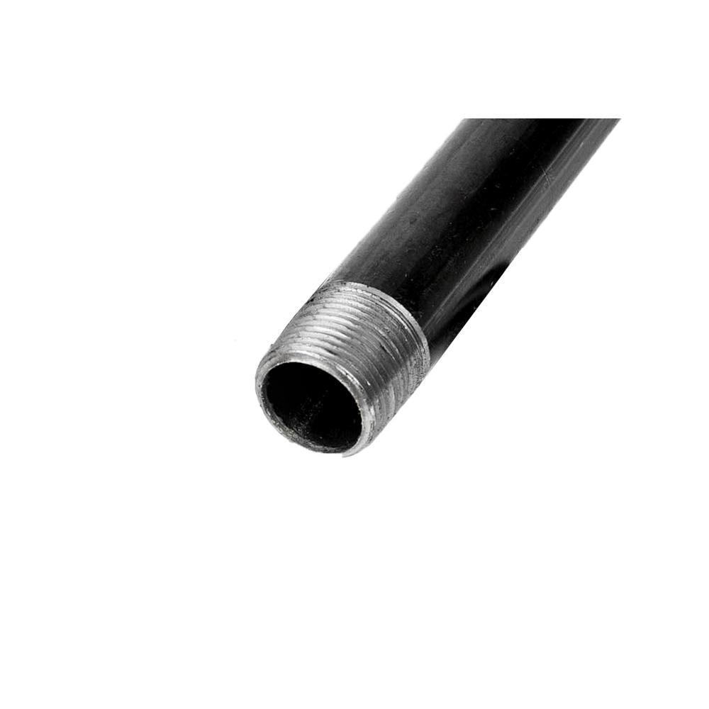 3/4 in. x 24 in. Black Steel Pipe (10-Pack)