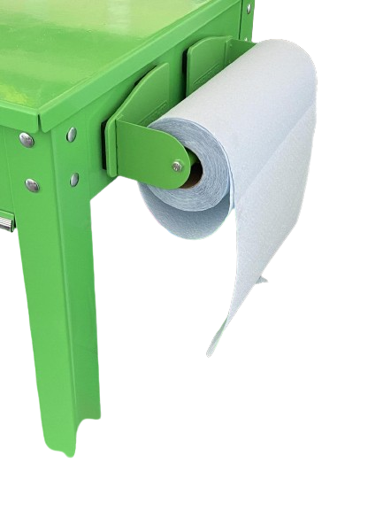 U.S. GENERAL Magnetic Paper Towel Holder, Green