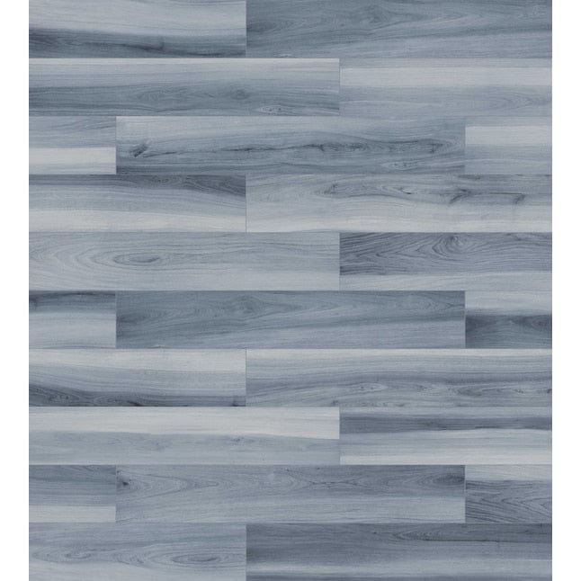 Origin 21 Tofino Eclipse 8-in x 48-in Polished Porcelain Wood Look Wall Tile (12.59-sq. ft/ Carton)