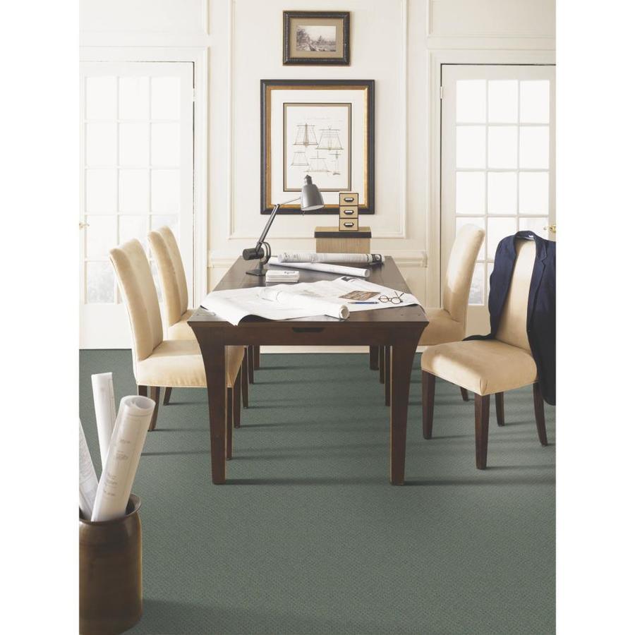 Solid Square 18-Pack Dappled Berber/Loop Full Spread Adhesive Carpet Tile