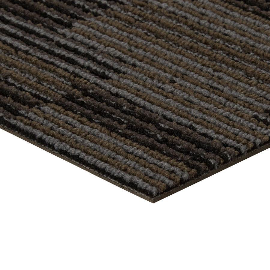Common Area 18-Pack Shale Pattern Full Spread Adhesive Carpet Tile