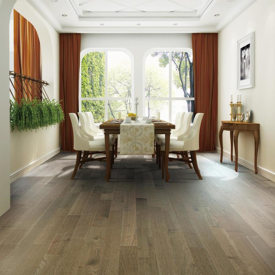 Style Selections 3.5-in Saddle Hickory Wirebrushed Engineered Hardwood Flooring (26.14-sq ft)