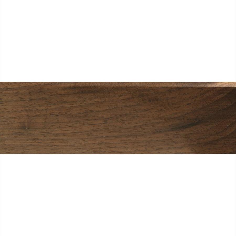 Flexco Solid Wood Stair Nose 2.75-in x 78-in Java Prefinished Walnut Stair Nosing