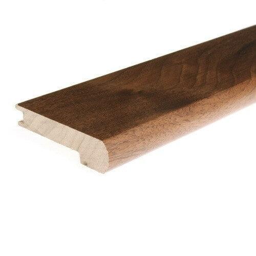 Flexco Solid Wood Stair Nose 2.75-in x 78-in Java Prefinished Walnut Stair Nosing