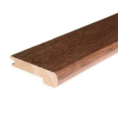 Flexco Solid Wood Stair Nose 2.75-in x 78-in Leathered Prefinished Oak Stair Nosing