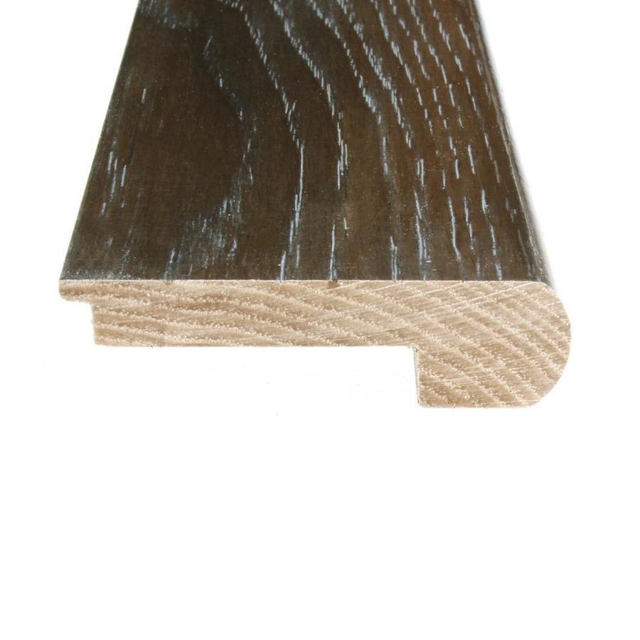 Flexco Solid Wood Stair Nose 2.75-in x 78-in Iron Grove Prefinished Hickory Stair Nosing