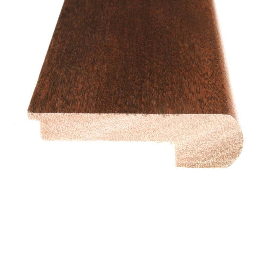 Flexco Solid Wood Stair Nose 2.75-in x 78-in Natural Prefinished Sapele Stair Nosing