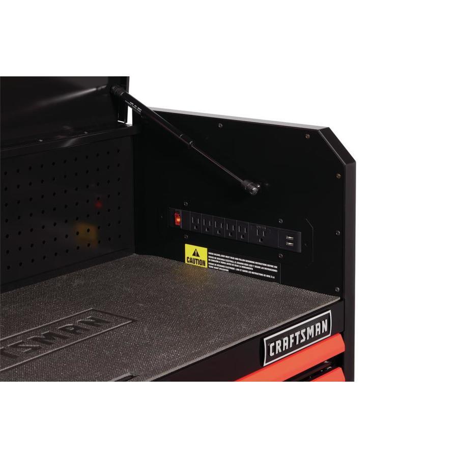 CRAFTSMAN 2000 Series 40.5-in W x 24.5-in H 8-Drawer Steel Tool Chest (Black)