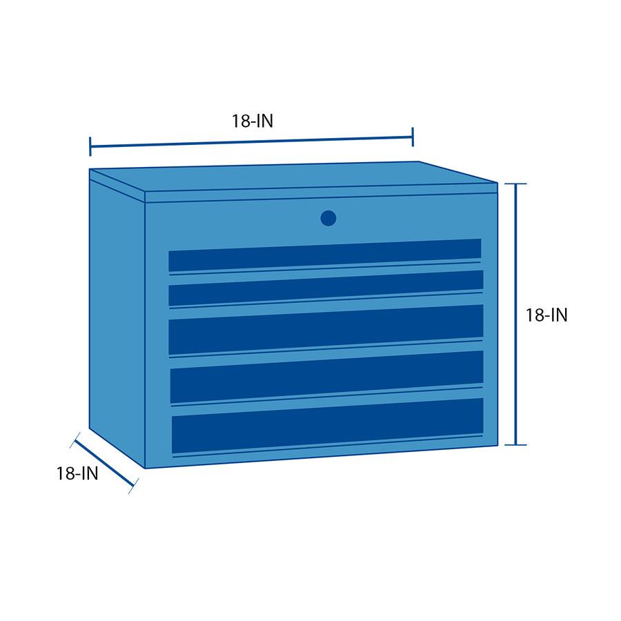 CRAFTSMAN 2000 Series 40.5-in W x 24.5-in H 8-Drawer Steel Tool Chest (Black)