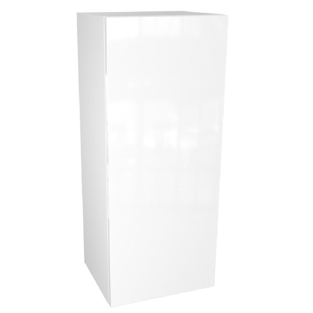 Ready to Assemble 18 in. x 36 in. x 12 in. Wall Cabinet in Glossy White