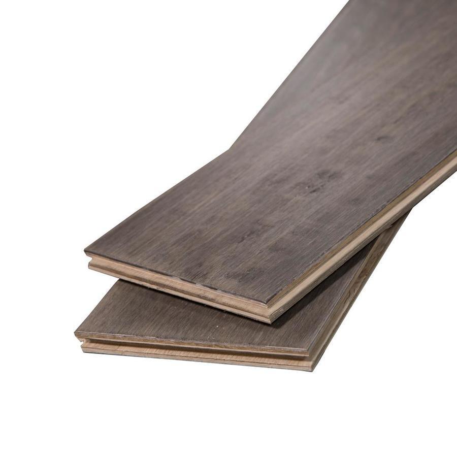 Cali Bamboo Fossilized 5.38-in Boardwalk Bamboo Distressed Engineered Hardwood Flooring (27.28-sq ft)
