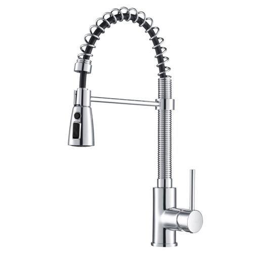 Kraus Premier Kitchen Faucet Chrome 1-Handle Deck-Mount Pre-rinse Handle Kitchen Faucet