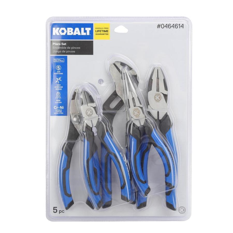 Kobalt 5-Pack Assorted Plier Set